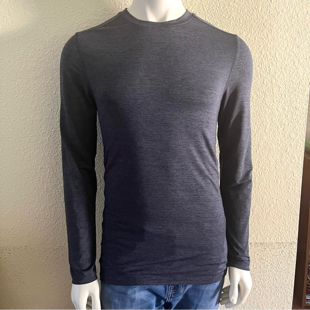 RBX X-Train Compression Mens Activewear Gray long sleeve Shirt Size L/G
